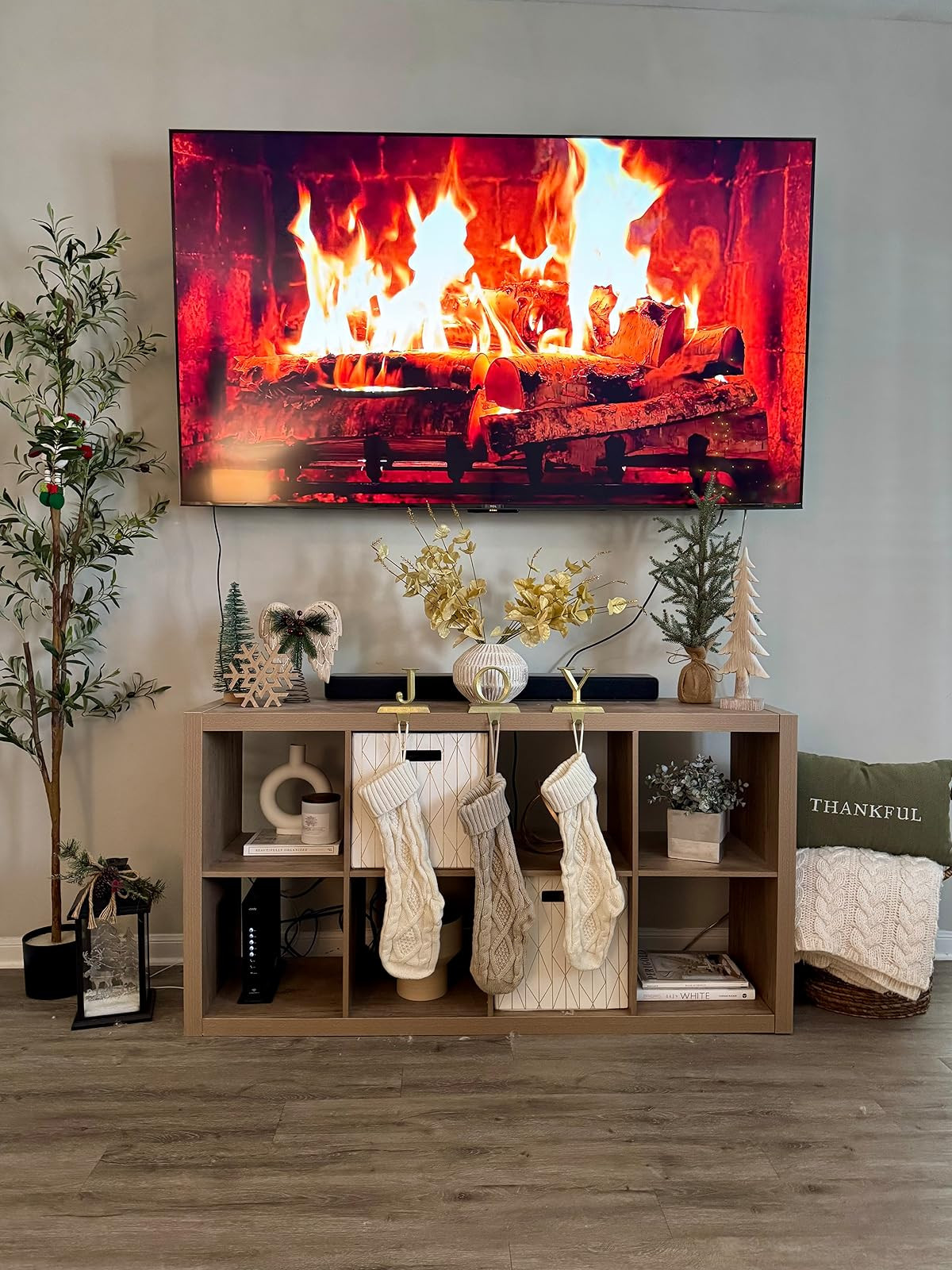 Nearly Natural 82” Olive Artificial Silk Trees Green | Amazon (US)