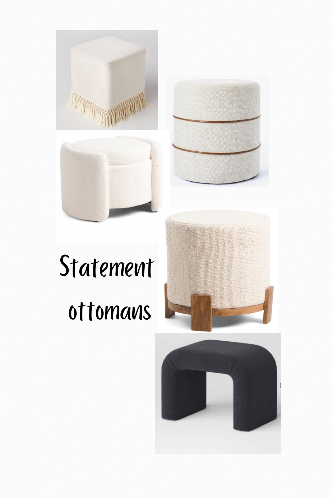 Statement ottomans #ltkfurniture #ltkstatement #ltkottoman

#LTKhome #LTKstyletip #LTKHoliday