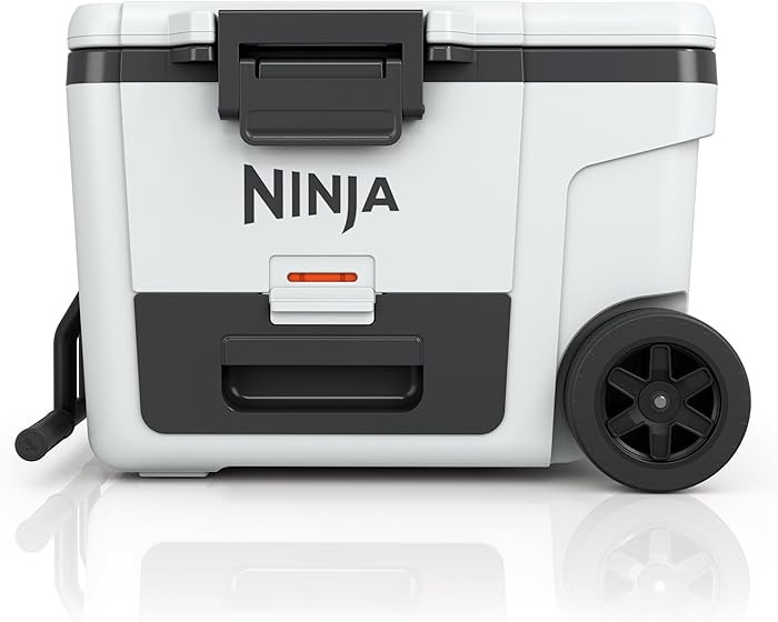 Ninja | Cooler | FrostVault 45QT Cooler with Wheels | Insulated with Temp Dry Storage Drawer | Ke... | Amazon (US)