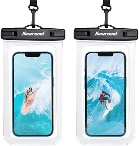 Universal Waterproof Case,Hiearcool Waterproof Phone Pouch Compatible for iPhone 13 12 11 Pro Max... | Amazon (US)