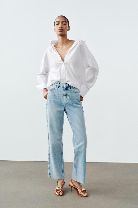 HIGH RISE Z1975 STRAIGHT LEG JEANS | Zara US
