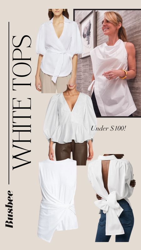 Chic white tops for every budget! 

~Erin xo 

#LTKSeasonal #LTKfindsunder100