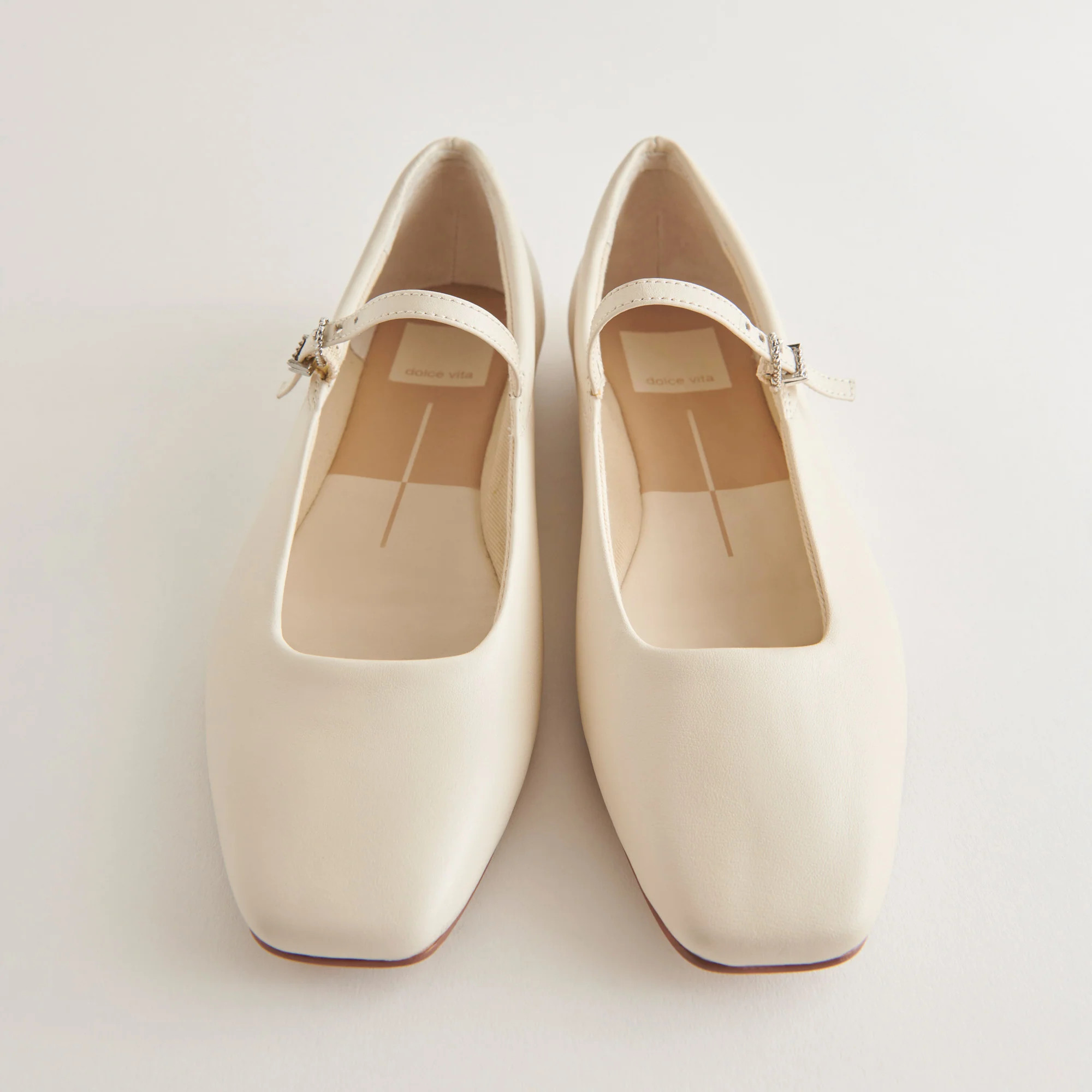 Reyes Ivory Leather Ballet Flats | Dolce Vita | DolceVita.com