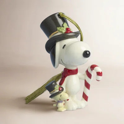 Snoopy & Woodstock with Candy Cane Ornament | Wayfair North America