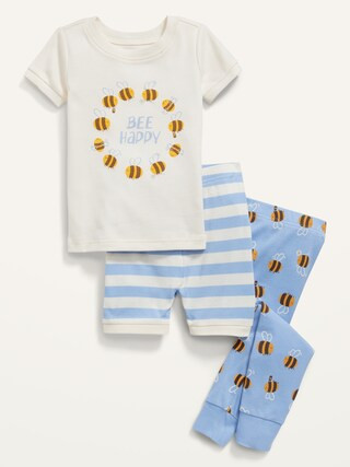 Unisex 3-Piece Pajama Set for Toddler & Baby | Old Navy (US)