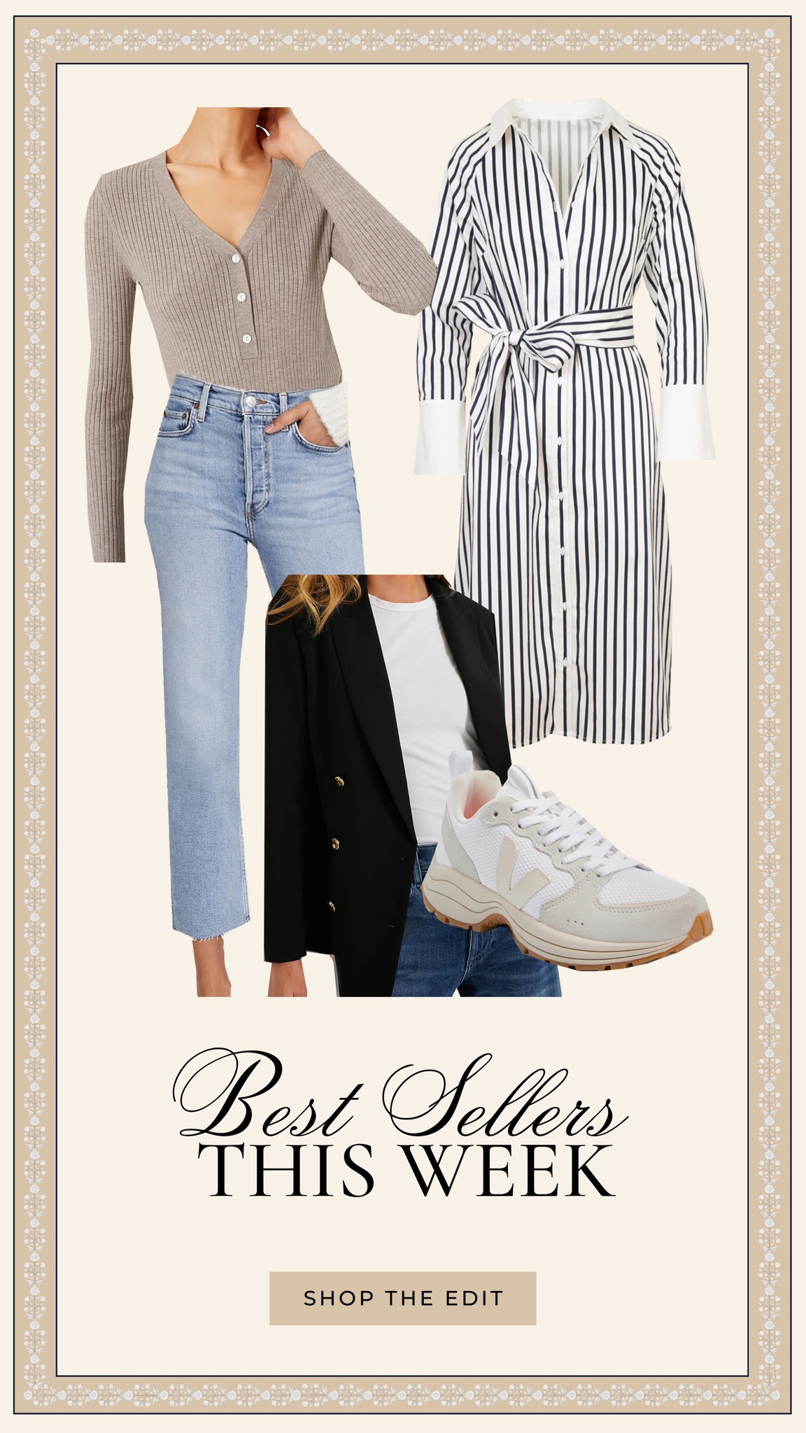 Best sellers, fall, sneakers, blazer, denim, shirtdress, workwear. 

#LTKFallSale #LTKWorkwear #LTKSeasonal