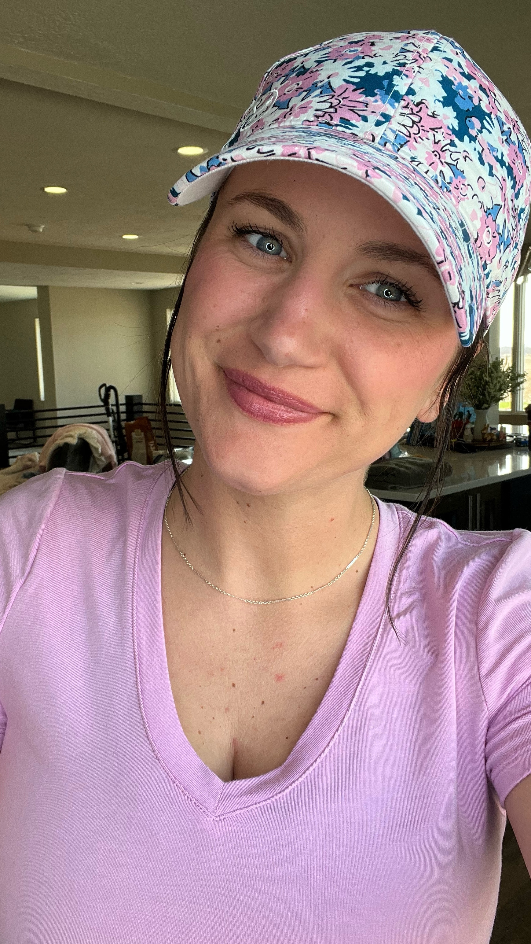 Baseball hat for moms on the go! Golf hat floral hat duck egg house of colour summer 

#LTKFindsUnder50