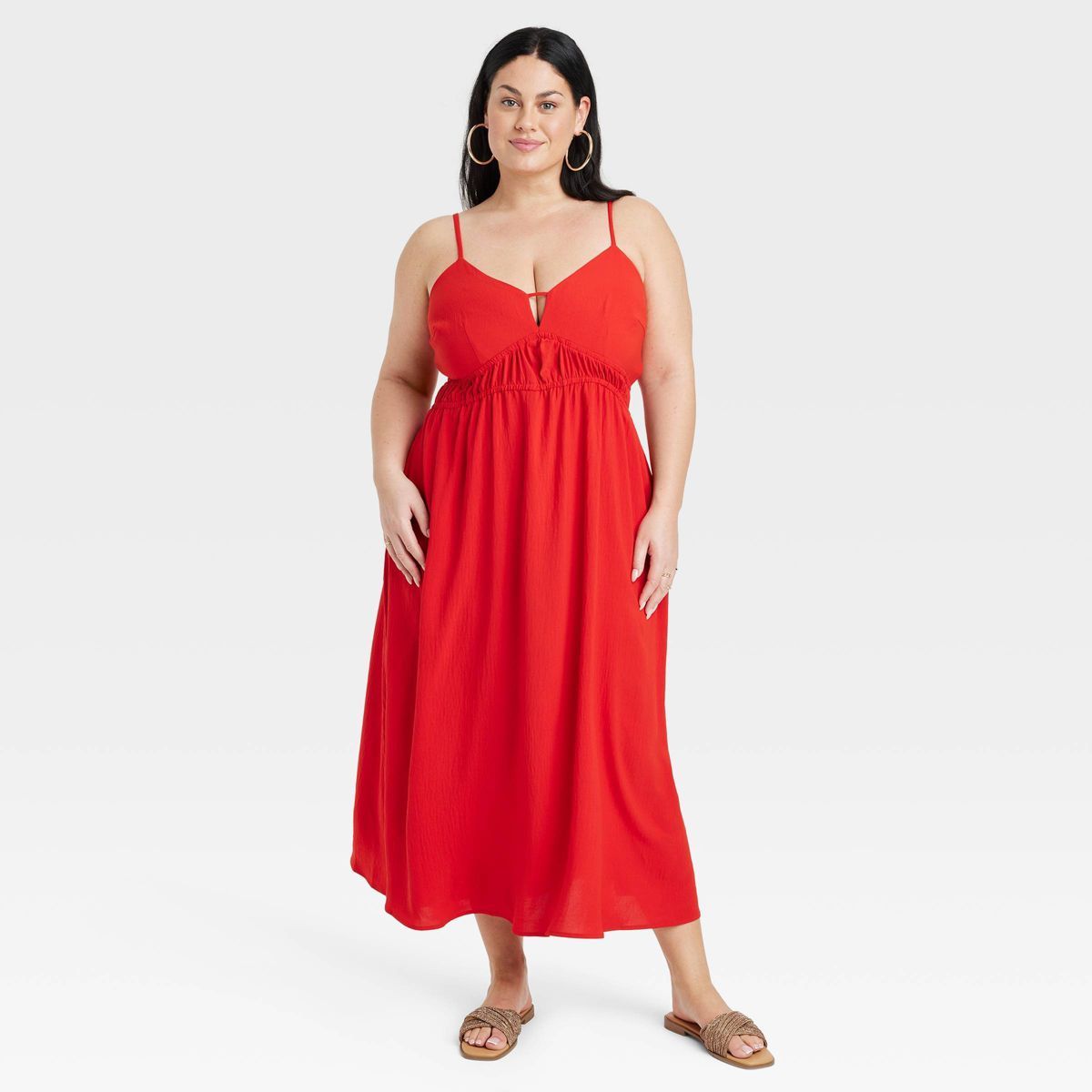 Women's Best Ever Maxi A-Line Dress - A New Day™ Red L | Target