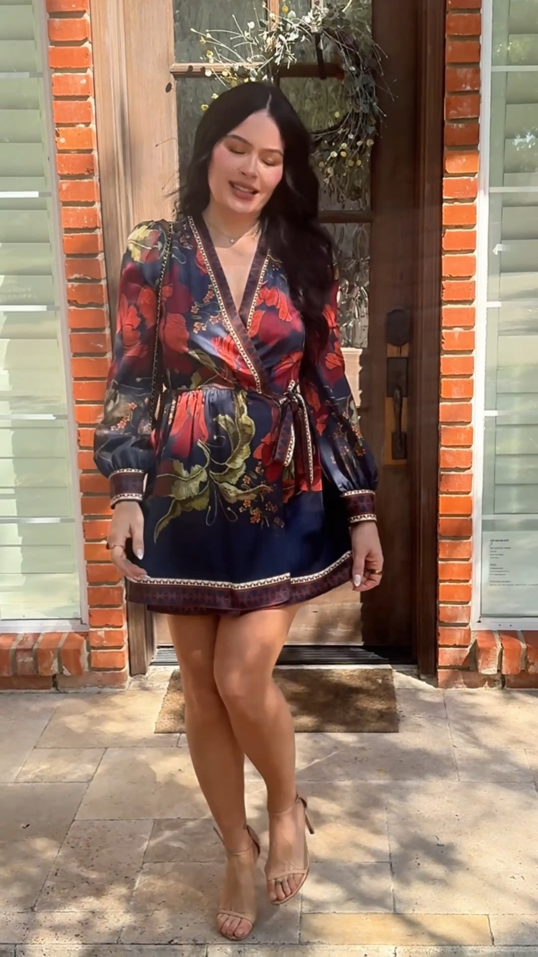 Love this navy wrap dress 

#LTKOver40 #LTKStyleTip #LTKShoeCrush