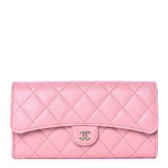 CHANEL

Caviar Quilted Large Flap Wallet Light Pink | Fashionphile