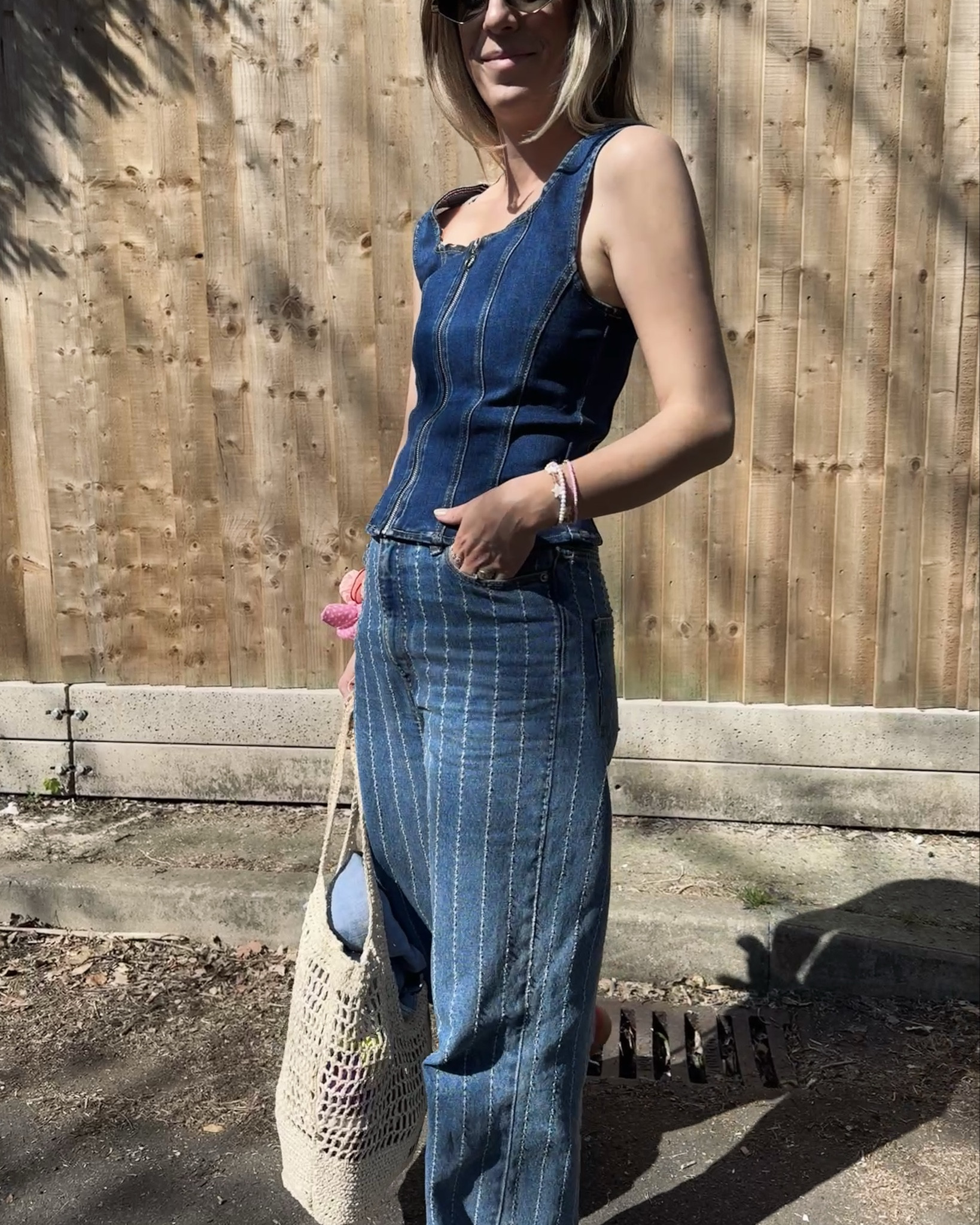 A day in the life of double denim 💙🩵

#LTKuk #LTKspring #LTKeurope
