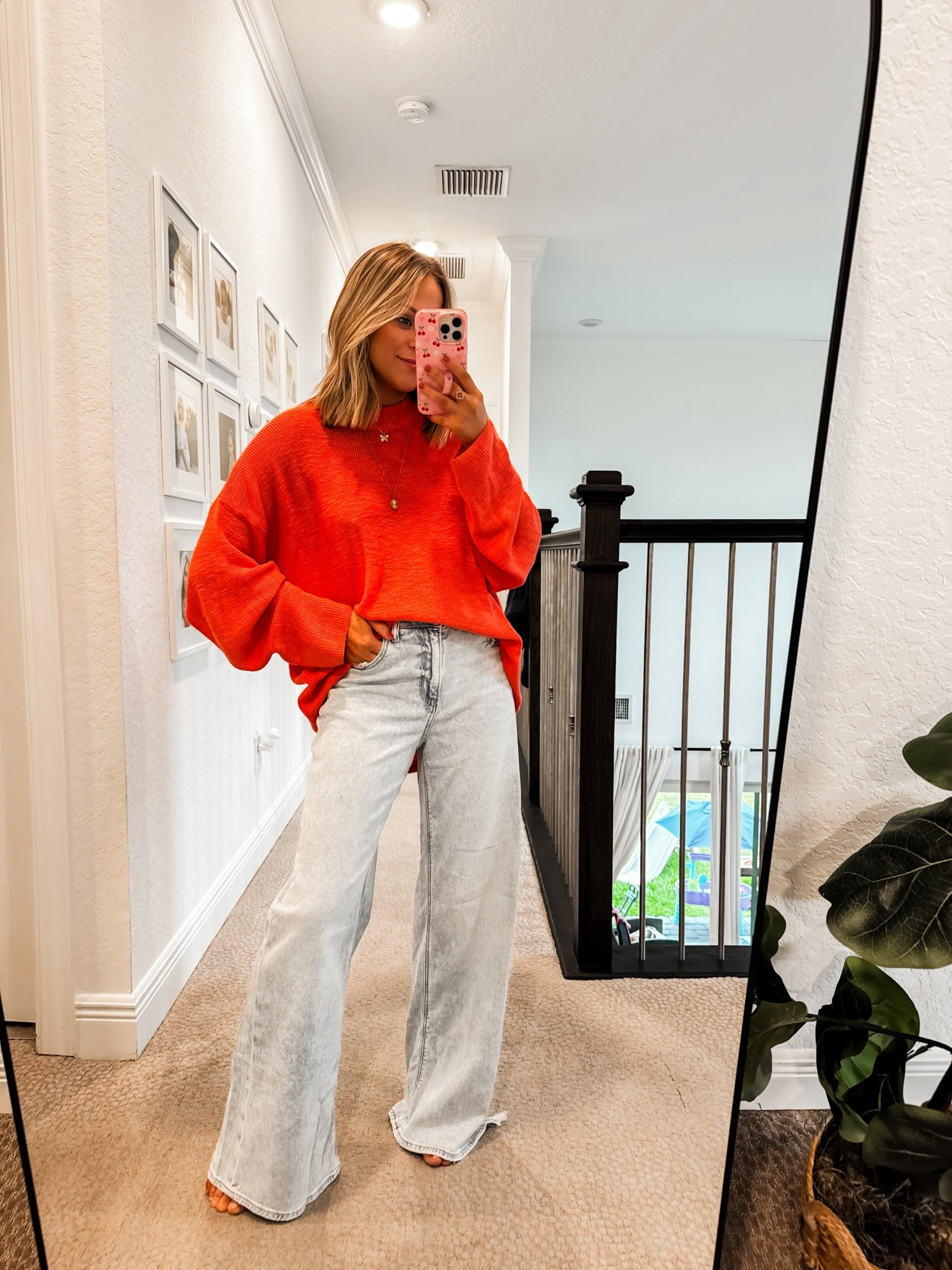 Jean sale! 
Top is old top linked similar 
Jeans size 4 short definitely oversized fit with stretch I could have easily done size 2 short but love the roomy feel & comfort! 

#LTKFindsUnder50 #LTKStyleTip #LTKSaleAlert