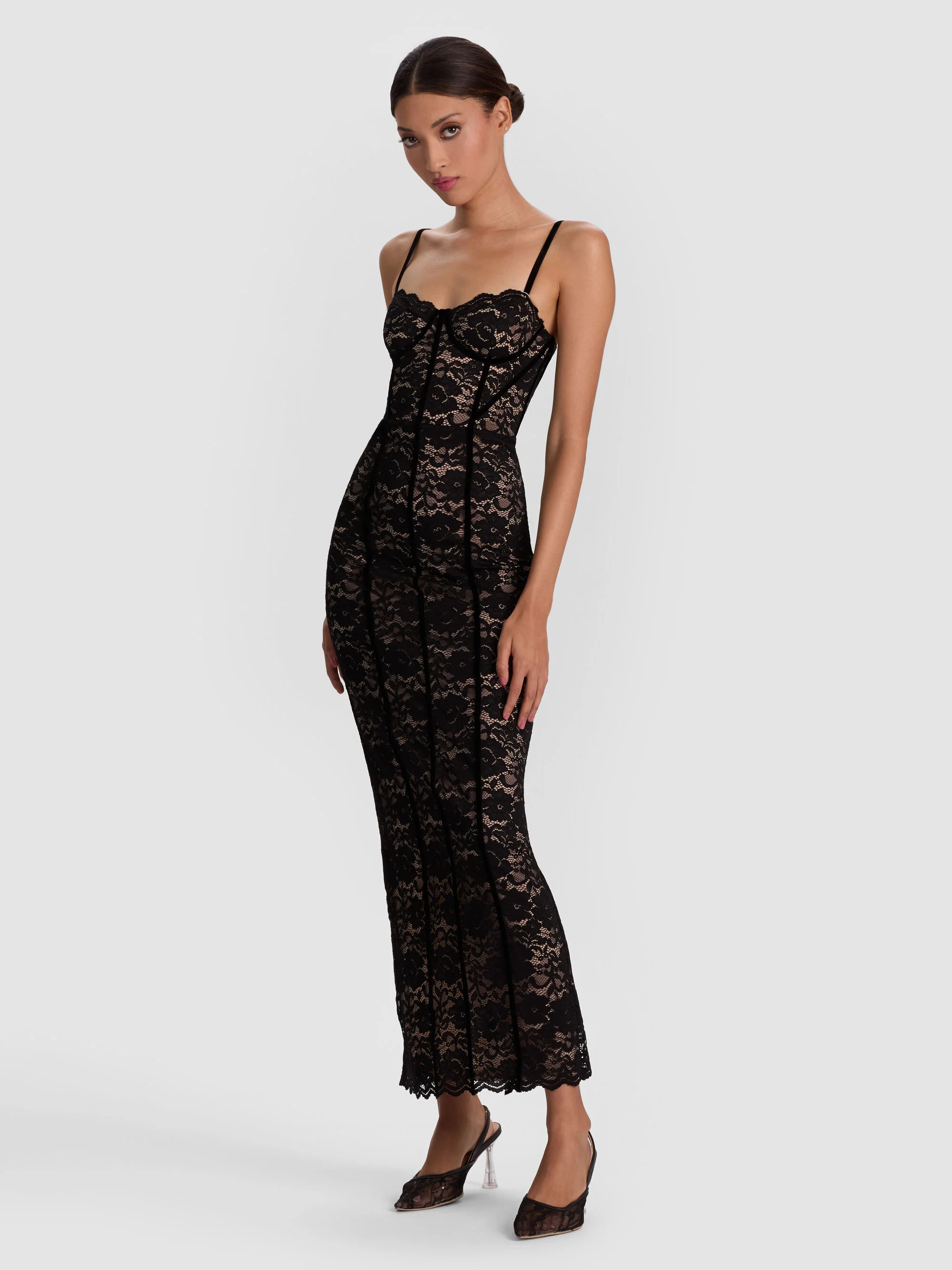 CARISSA LACE MAXI DRESS | Alice + Olivia