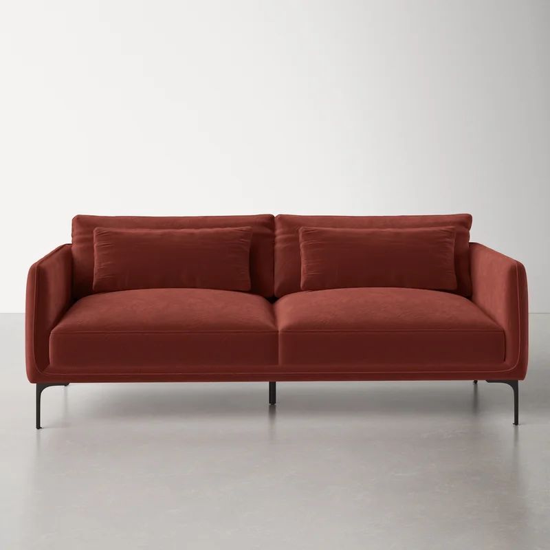 Rae 85'' Square Arm Sofa with Reversible Cushions | Wayfair North America