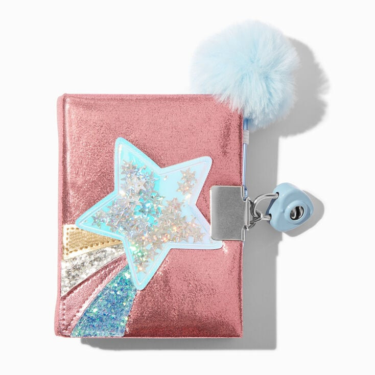Claire's Club Star Shaker Mini Lock Diary | Claire's (UK)