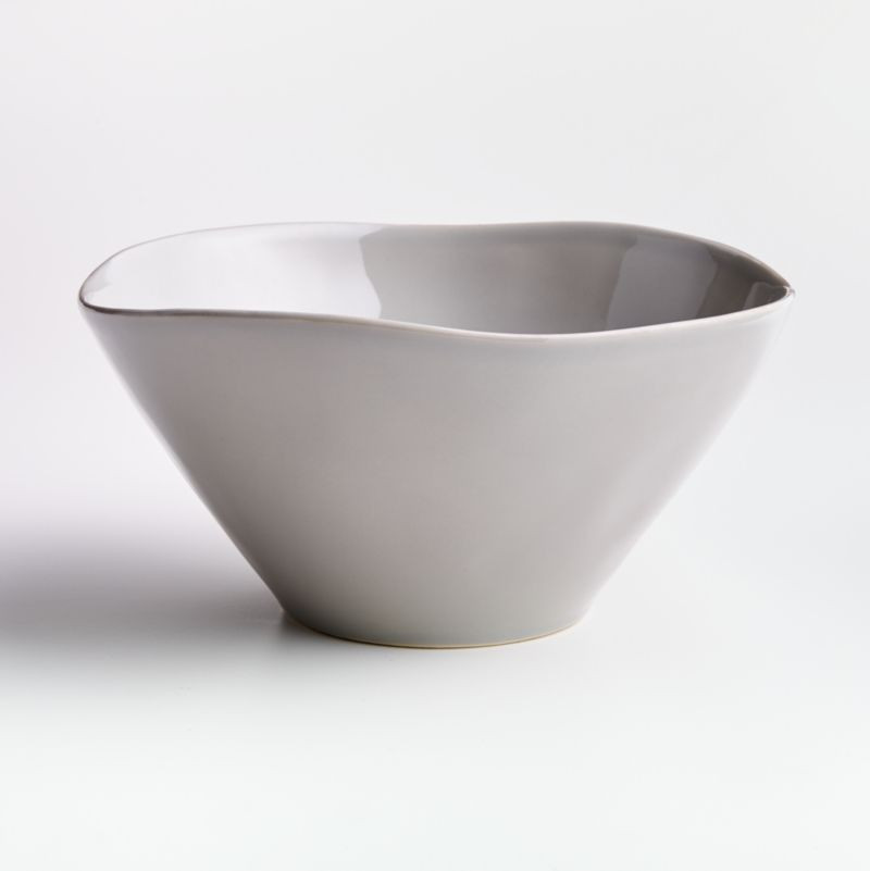 Marin Grey 10.25" Serving Bowl + Reviews | Crate & Barrel | Crate & Barrel