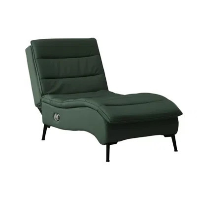 Dinamarie Faux Leather Chaise Lounge | Wayfair North America