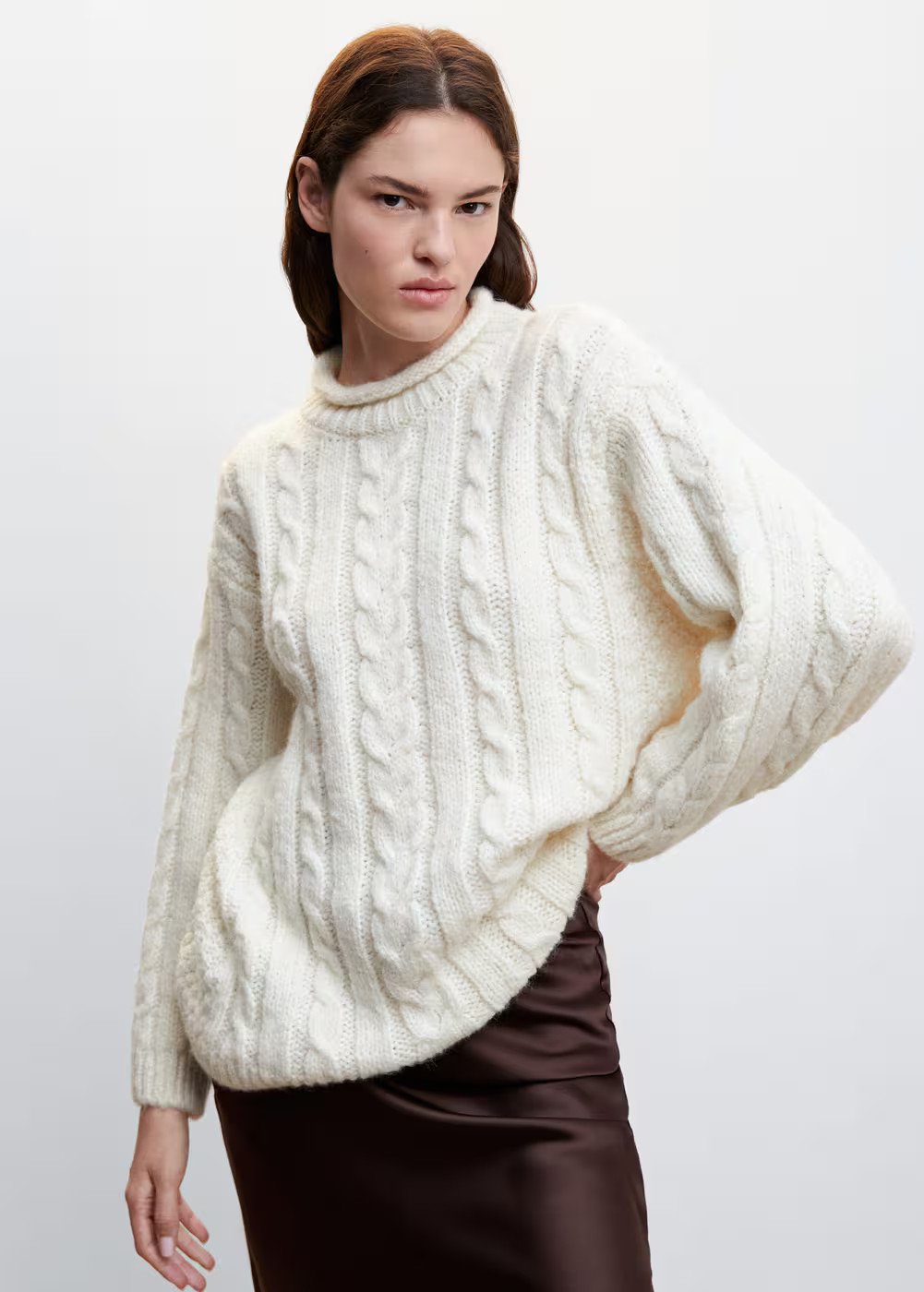 Braided wool sweater -  Women | Mango USA | MANGO (US)