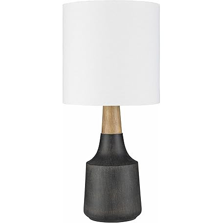 Canayan Modern Resin Bedside Table Lamp for Bedroom Nightstand - End Side Lighting for Living Roo... | Amazon (US)