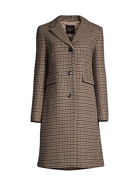 Houndstooth Wool Coat | Fall Coat | Thanksgiving | Saks Fifth Avenue