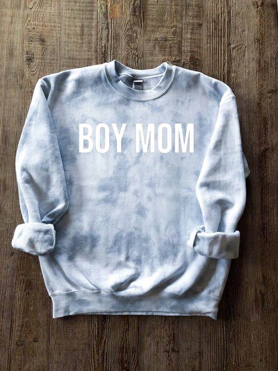 Tie Dye Boy Mom Sweatshirt  Boy Mom Shirt  Grey Tie Dye  | Etsy | Etsy (US)