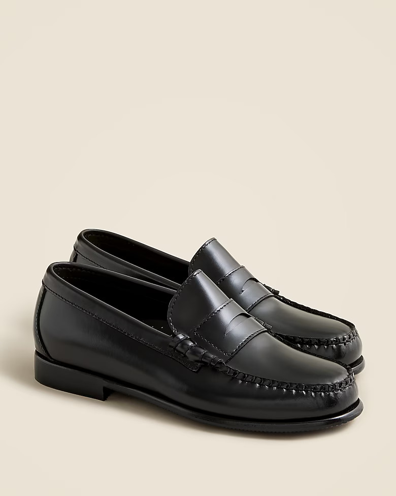 Kids' penny loafers in leather | J. Crew US