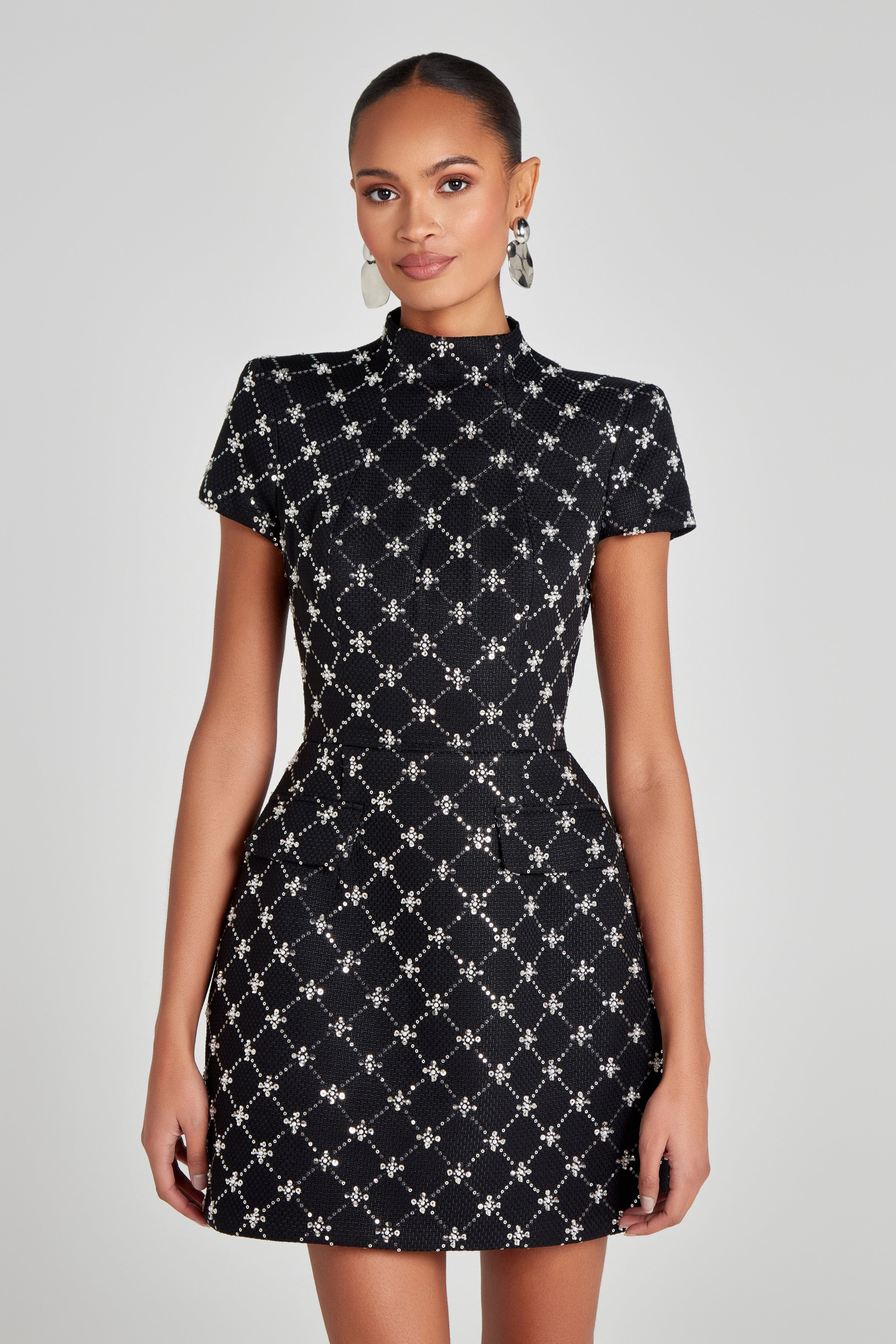 Morgan Black Dress | Nadine Merabi