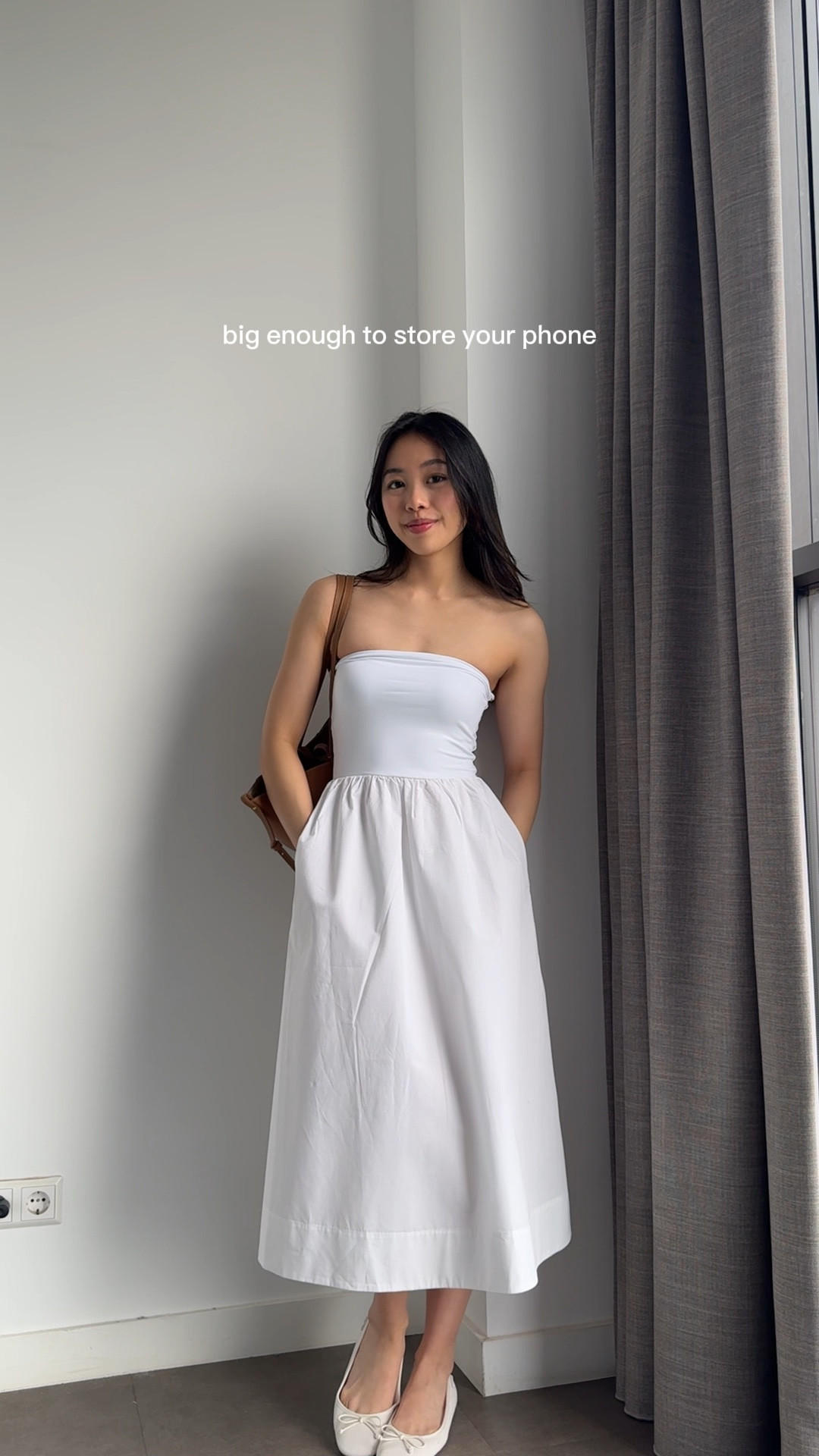 Must have spring & summer dress: white strapless dress from Aritzia, wide leg trousers from Uniqlo, tank from Mango and flats from Charles & Keith

#LTKfindsunder100 #LTKfindsunder50 #LTKstyletip