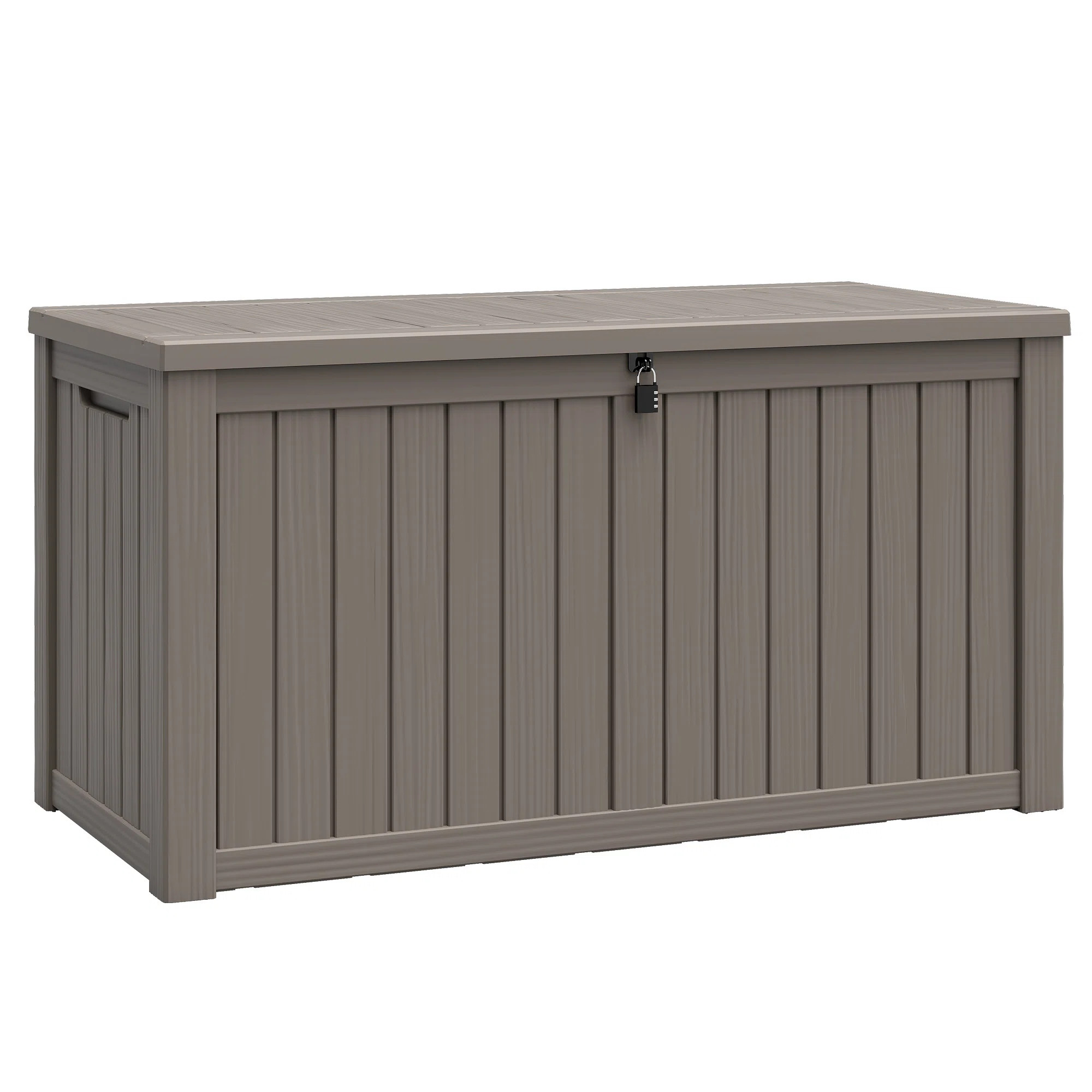 230 Gallon Outdoor Storage Box Waterproof with Lockable Lid | Wayfair North America