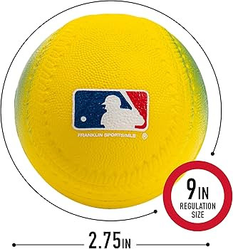 Franklin Sports Foam Baseballs - Soft Foam Practice Baseballs for Kids - Perfect for Hitting and ... | Amazon (US)