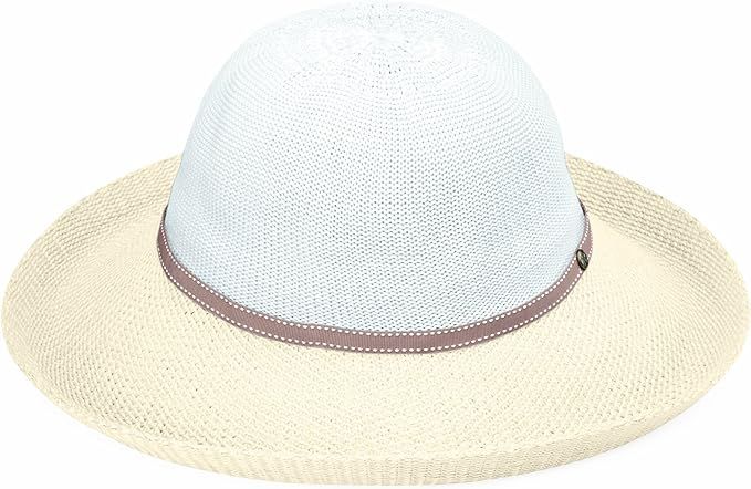 Wallaroo Hat Company – Women’s Victoria Two–Toned Sun Hat – UPF 50+ Sun Protection, Adjus... | Amazon (US)