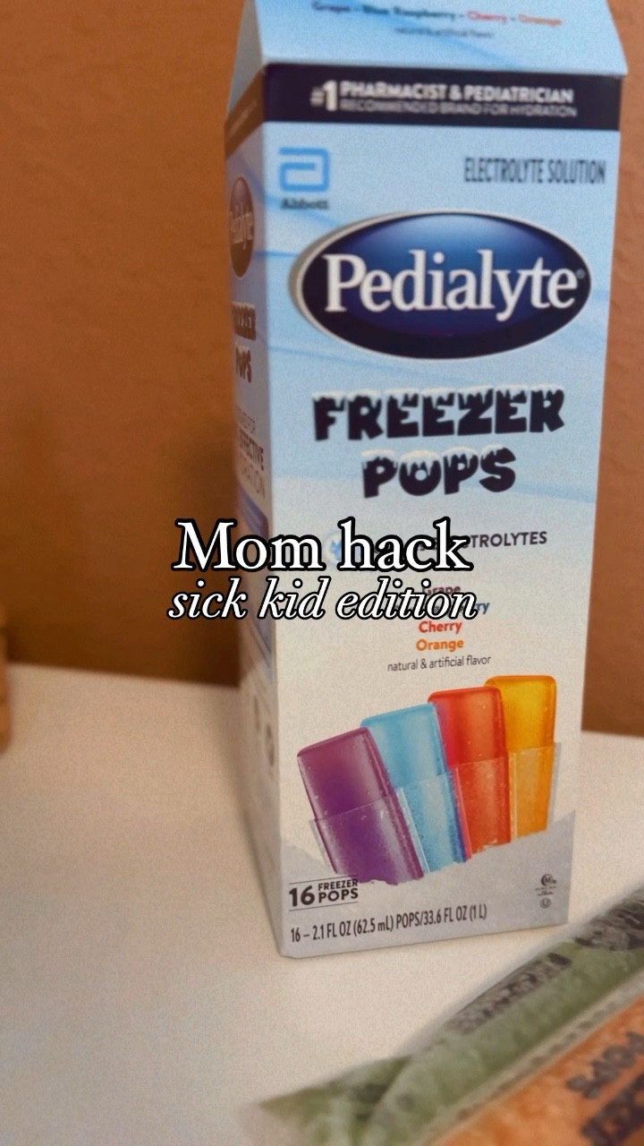 Mom hack: Sick kid edition! If you have a sick kid at home and you’re struggling to get fluids in them, try these pedialyte popsicles! They’re less wasteful than the quart sized bottles because they come individually wrapped and what kid doesn’t love a popsicle?! Adults can have them too. Highly recommend these! 

#FounditonAmazon 

#LTKfamily #LTKkids #LTKfindsunder50