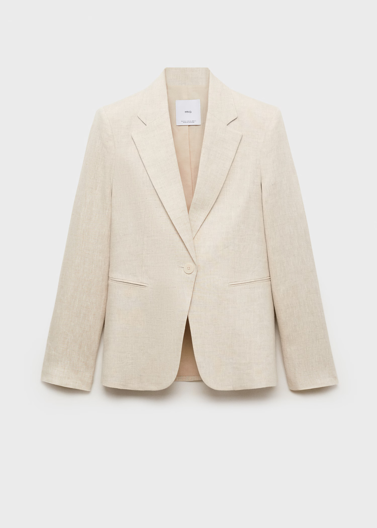Linen suit blazer - Women | MANGO USA | Mango (US/MX/AU)