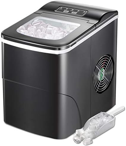 AGLUCKY Countertop Ice Maker Machine, Portable Ice Makers Countertop, Make 26 lbs ice in 24 hrs,I... | Amazon (US)
