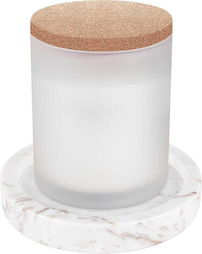 WORHE Premium Candle Holders True Natural Marble Valentines Day Gifts for Her Pillar Candle Holde... | Amazon (US)