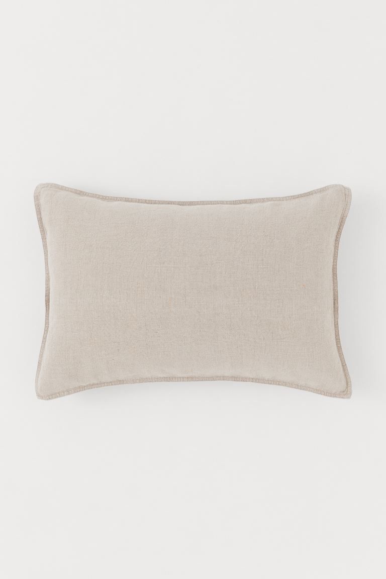 Washed Linen Cushion Cover | H&M (US + CA)