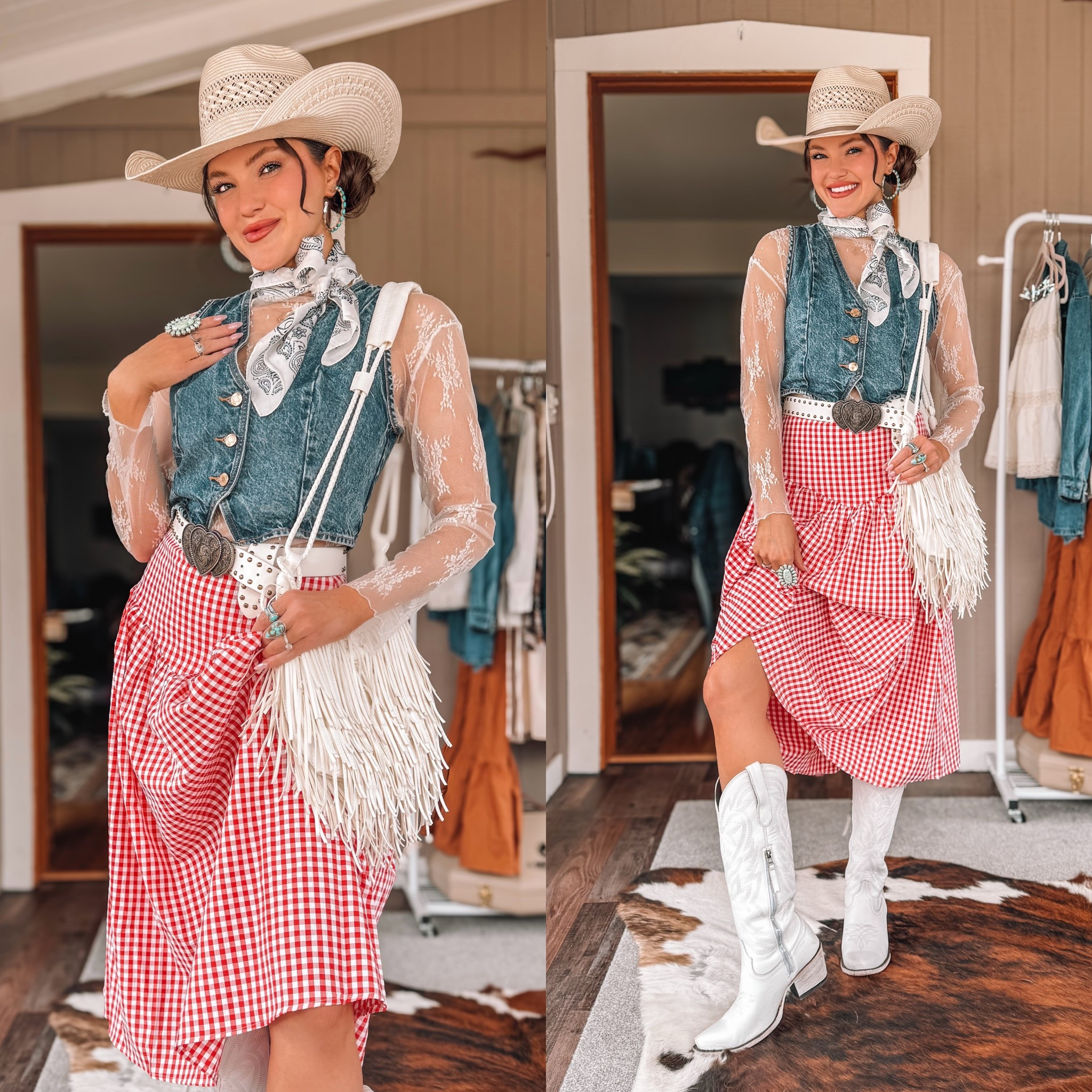 Outfit idea for Spring & Summer western events! Keeps you cool, looks cute & doesn’t break the bank 🫶🏻 

#amazon #founditonamazon #amazonpartner @amazon #summeroutfit 

#LTKWatchNow #LTKFestival 

#LTKSeasonal