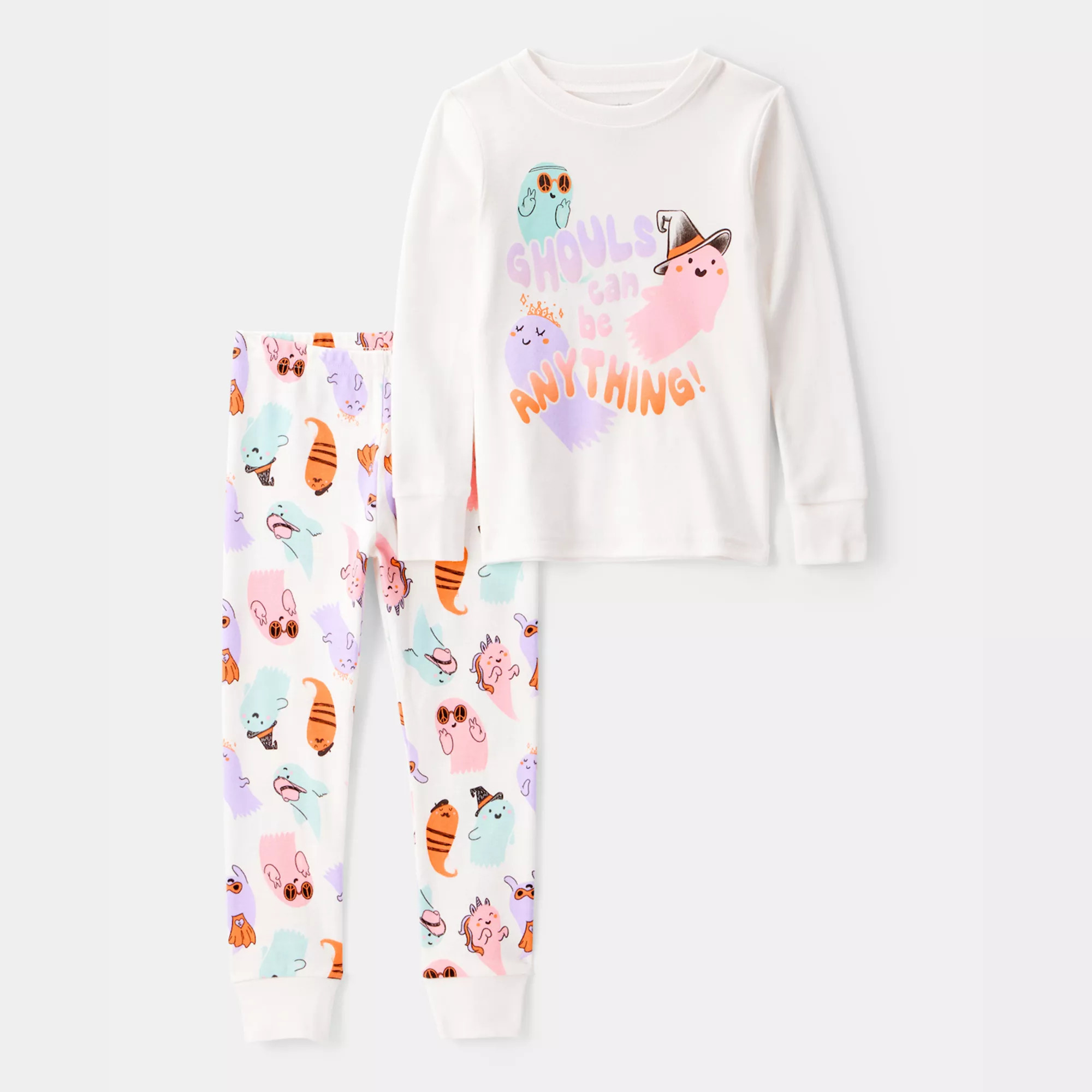 Toddler Girl Carter's 2-pc. "Ghouls Can Be Anything" Pajama Top & Pajama Bottoms Set | Kohl's