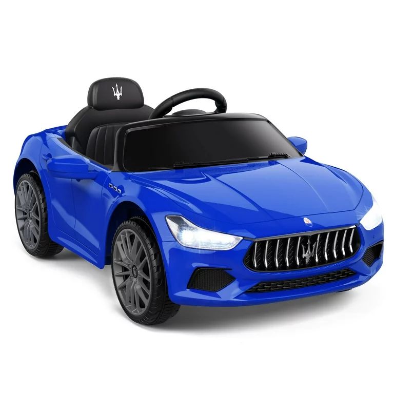TOKTOO 12V Maserati Licensed Kids Ride-on Car w/ Remote Control, Music Player, Openable Doors-Blu... | Walmart (US)