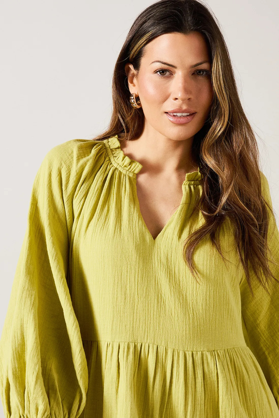 Textured Tiered Smock Dress | boohoo (US & Canada)