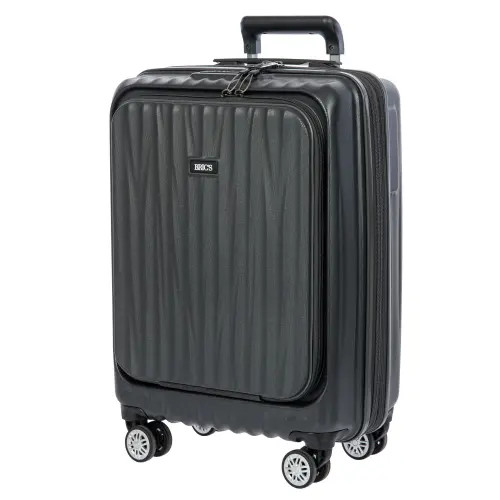 Bric's Cervia Hardside Expandable 21" Carry On Spinner Luggage with Front Pocket in Dark Grey at Nordstrom | Nordstrom