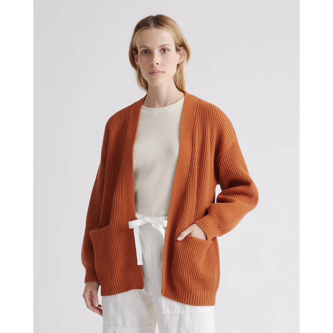 100% Organic Cotton Oversized Cardigan | Quince