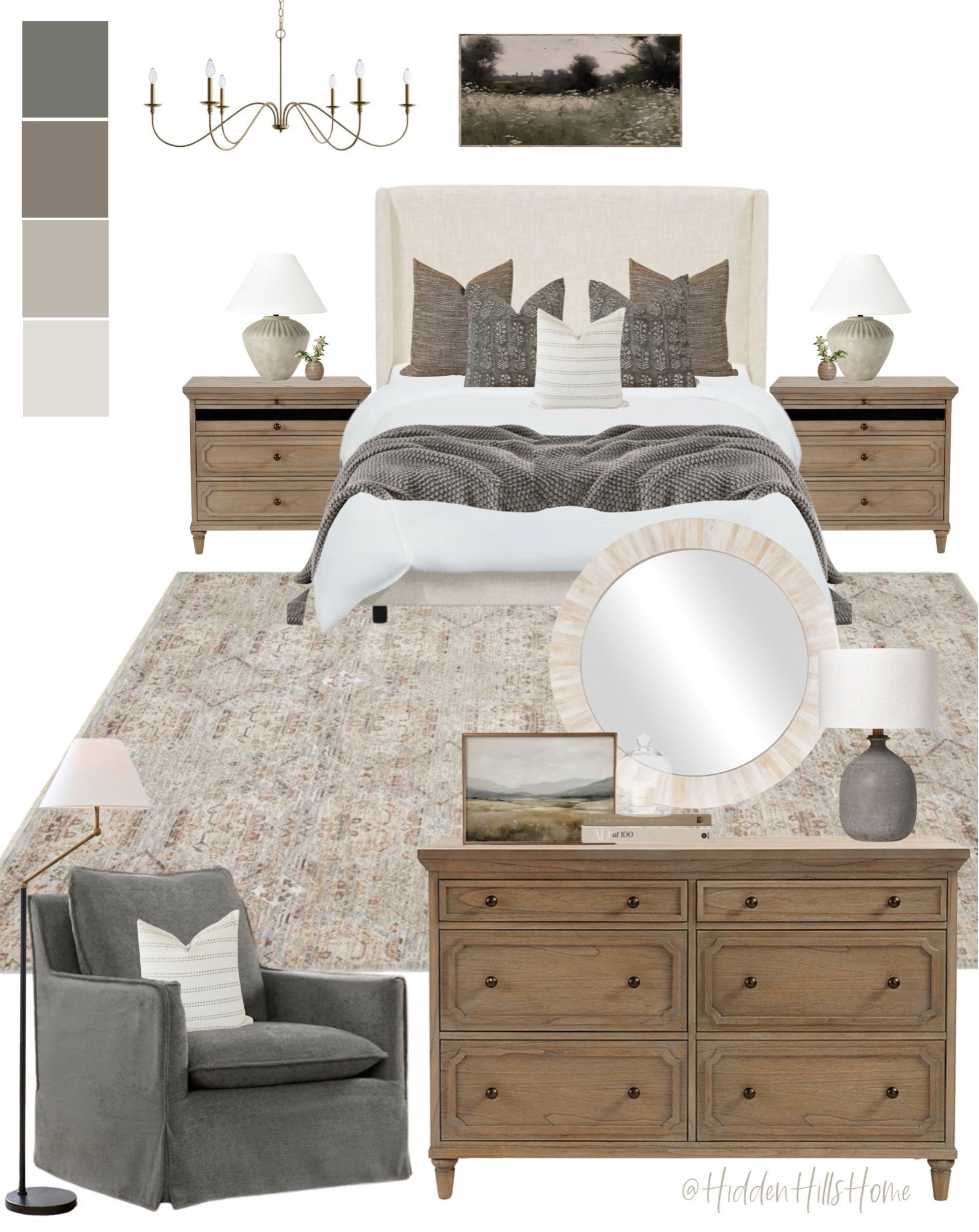 Bedroom decor mood board, bedroom design ideas, master bedroom inspiration, primary bedroom decor Inspo #bedroom

#LTKHome #LTKSaleAlert #LTKSeasonal