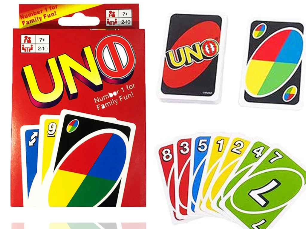 Card Game Classic Number and Color Matching Puzzle Game Uno | Walmart (US)