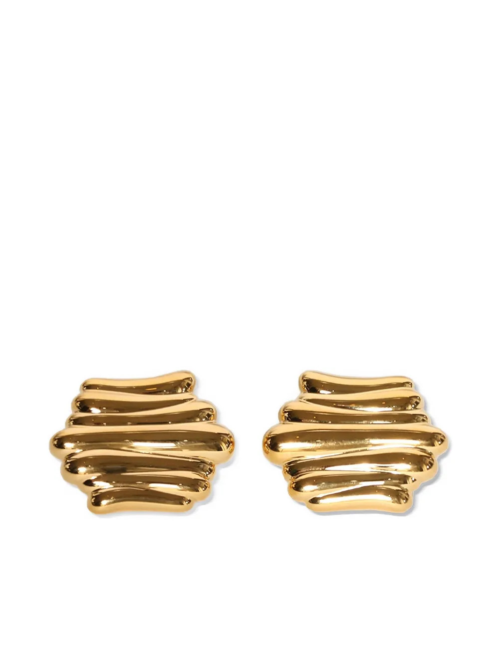 KHAITE Crema earrings - Gold | Farfetch Global