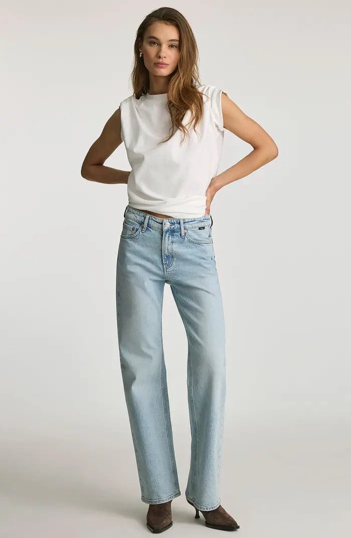 Taylor High Waist Relaxed Straight Leg Jeans | Nordstrom