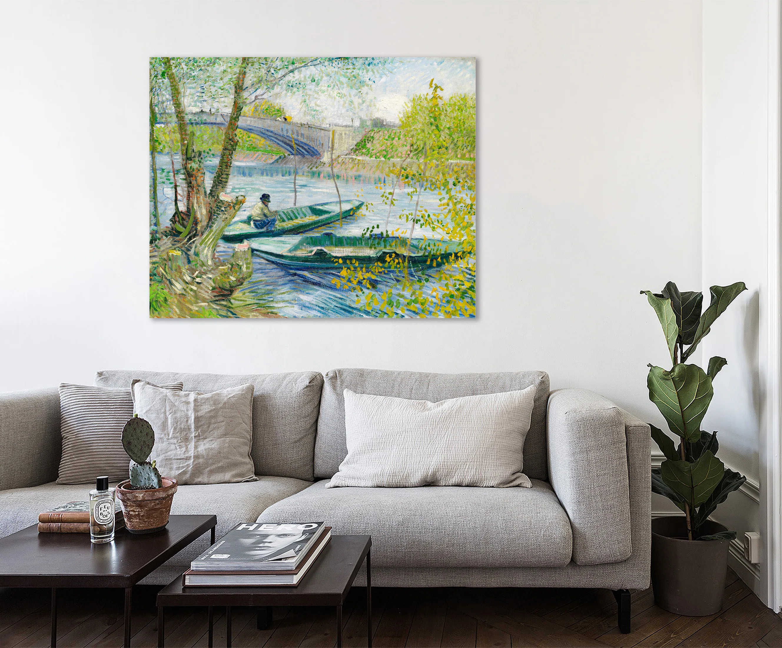 Vincent Van Gogh " Fishing In Spring, The Pont De Clichy " by Vincent Van Gogh | Wayfair North America