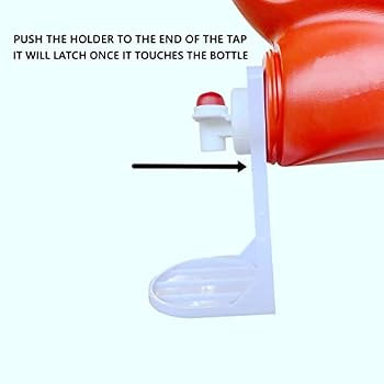 Laundry Detergent Cup Holder with No-Fall Clip Latch, Laundry Soap and Fabric Softener Drip Tray ... | Amazon (US)