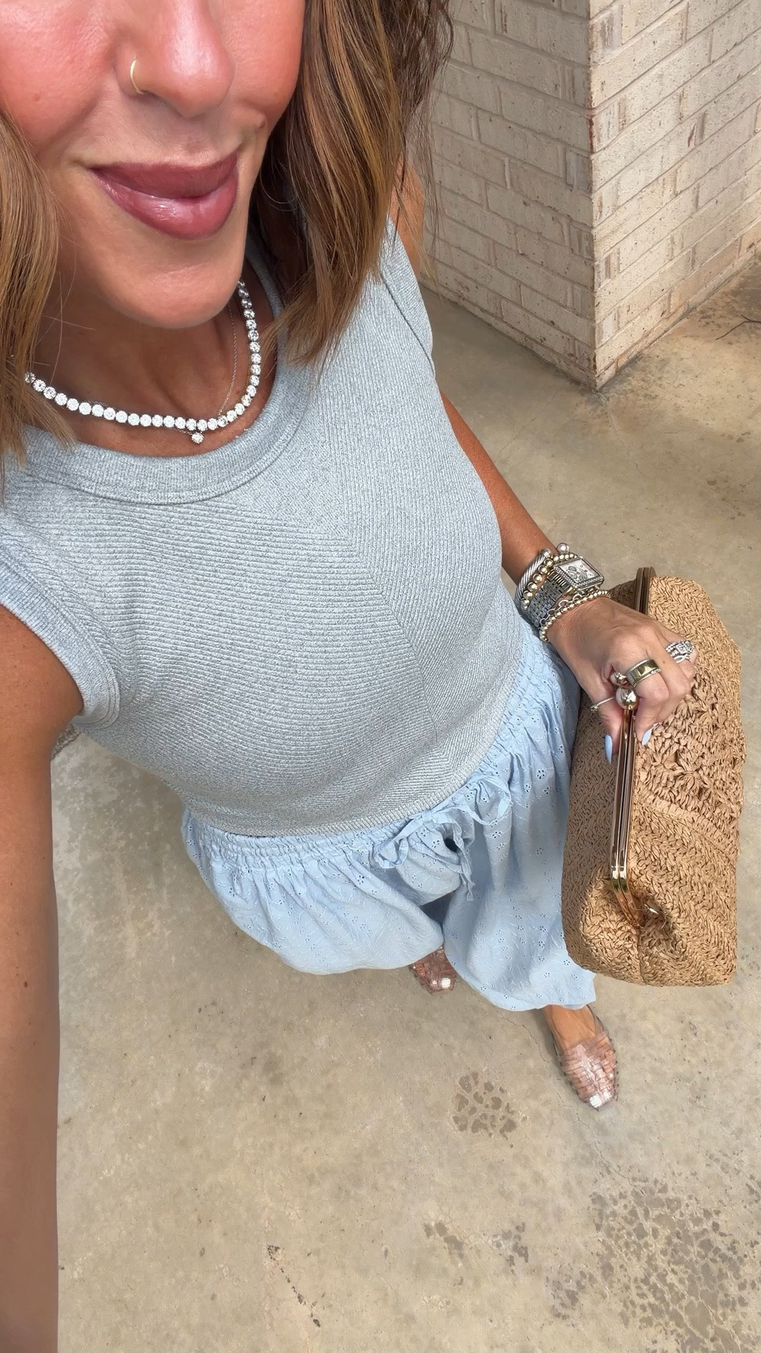 Everyday causal look
Tank - size M/L
Pants - size S
Shoes - run tts

#LTKootd #LTKmomlife #LTKSeasonal