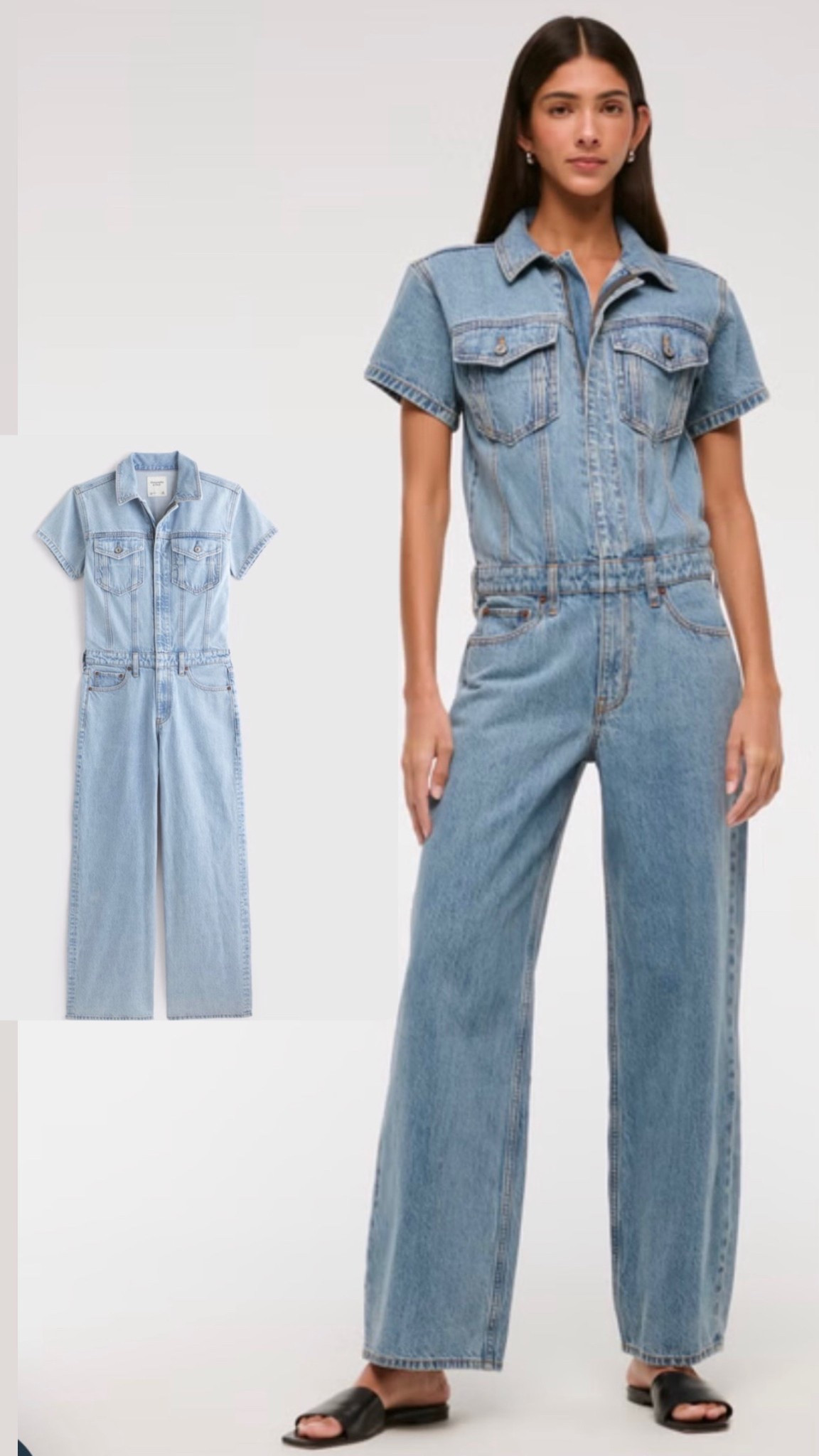 Denim jumpsuit on sale!! $59. Was $130

#LTKootd #LTKSaleAlert #LTKSpringSale